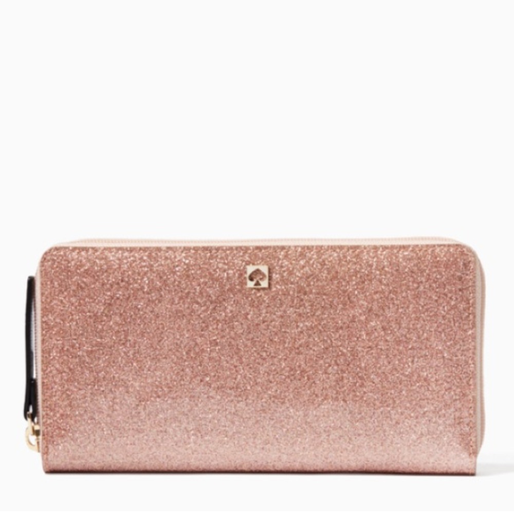 Kate spade Mavis street neda rose gold glitter
